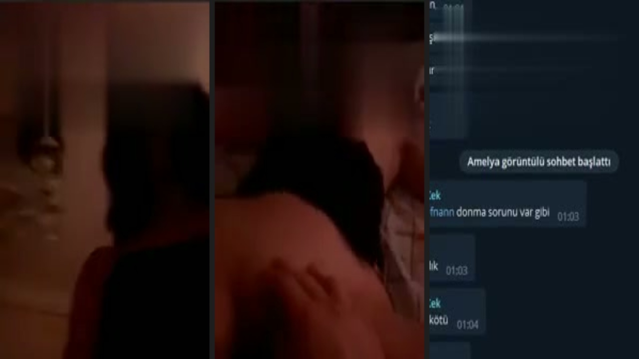 Amelya gece yatak pornosu